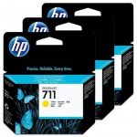 ČRNILO HP RUMEN 711 ZA DESIGNJET T520/T120 29ml; 3 PACK (CZ136A)