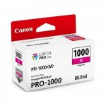 ČRNILO CANON PFI-1000 MAGENTA ZA IMAGEPROGRAF PRO-1000, 80 ml (0548C001AA)